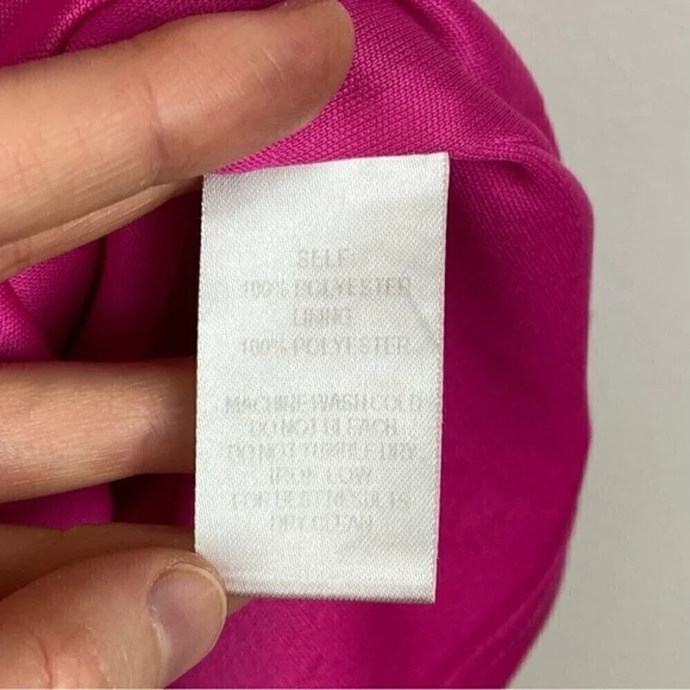 Lulu's Tell Me Fuchsia Swing Lightweight Flirty Swing Mini Dress Size S - Picture 10 of 10